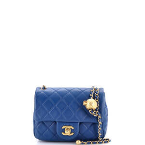 Chanel Mini Pearl Crush Square Flap Bag Quilted Lambskin